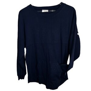 Hotel Del Coronado California Navy Blue Spirit Long Sleeve Top